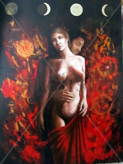 nostalgia Oil Canvas Nude Paintings