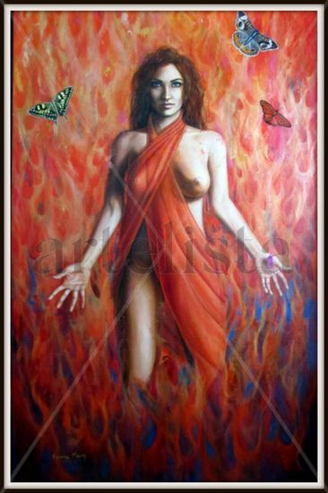 fuego Oil Canvas Nude Paintings