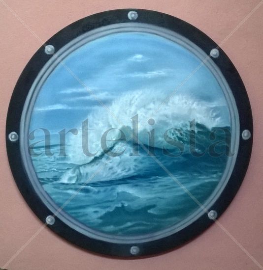 Ojo de mar Oil Canvas Marine Painting