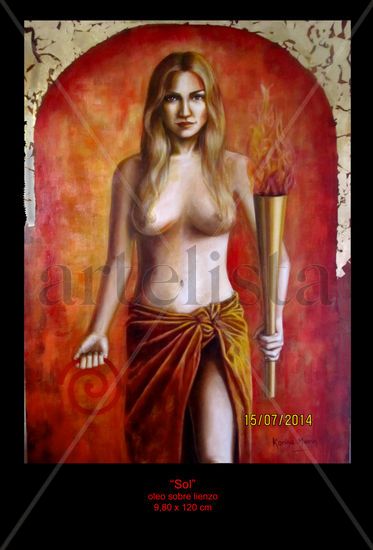 sol Oil Canvas Nude Paintings