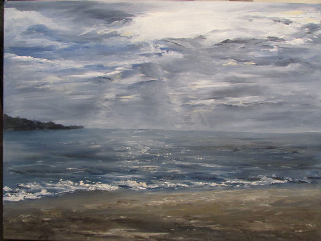 ENTRE NUBES Oil Canvas Marine Painting