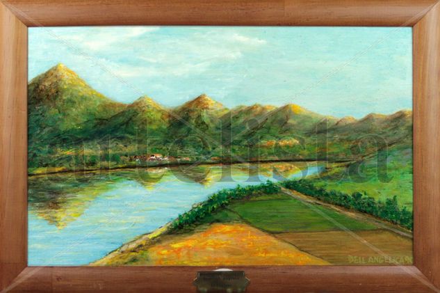 El Pantano Oil Canvas Landscaping