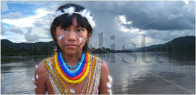 JOVEN YEKUANA - Alto Caura VENEZUIELA Portrait Color (Digital)