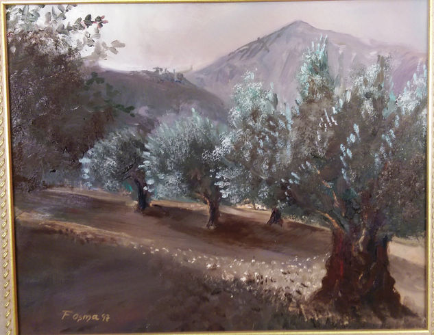 Olivos Oil Canvas Landscaping