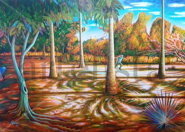 Land Scape Oil Canvas Others