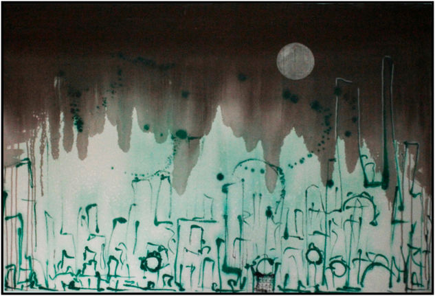 mi noche Ink Canvas Landscaping