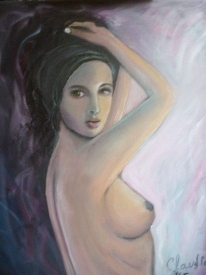 DESNUDA EN LA PENUMBRA Oil Canvas Nude Paintings