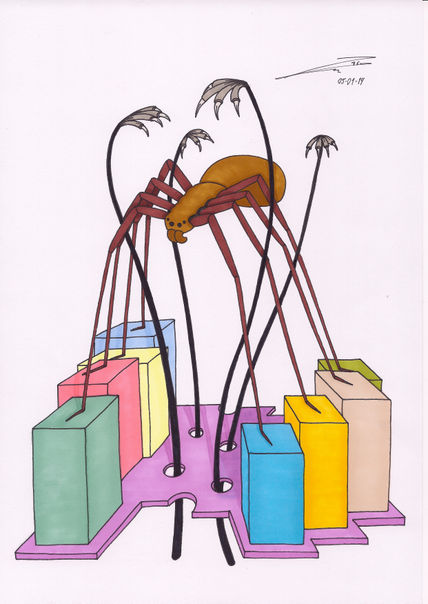 Araña vs ciudad