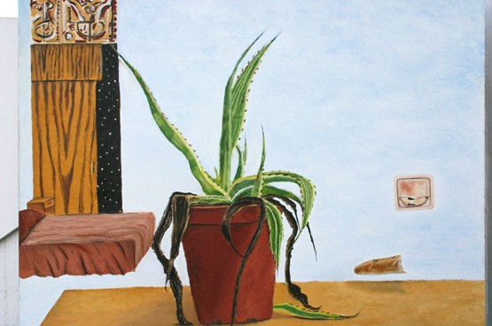 los dias pasan Oil Panel Still Life Paintings