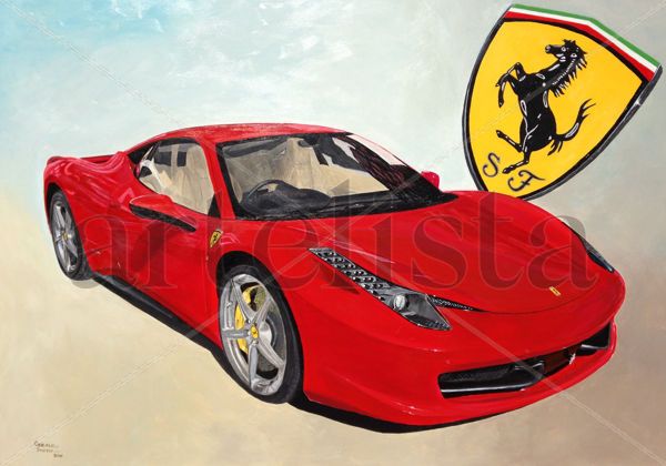 458 Italia Acrylic Panel Others