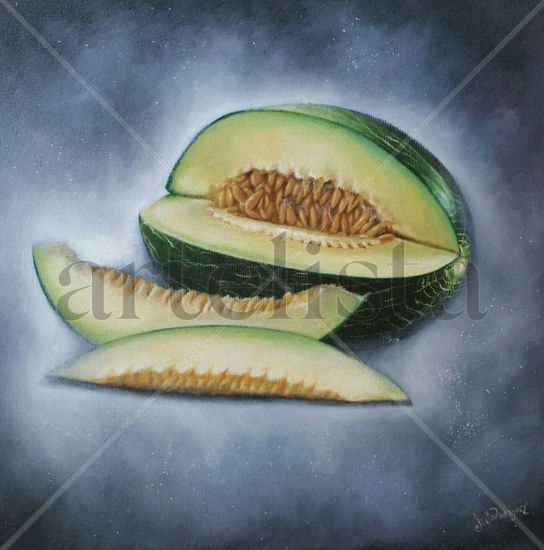 MELÓN SIN JAMÓN Oil Canvas Still Life Paintings