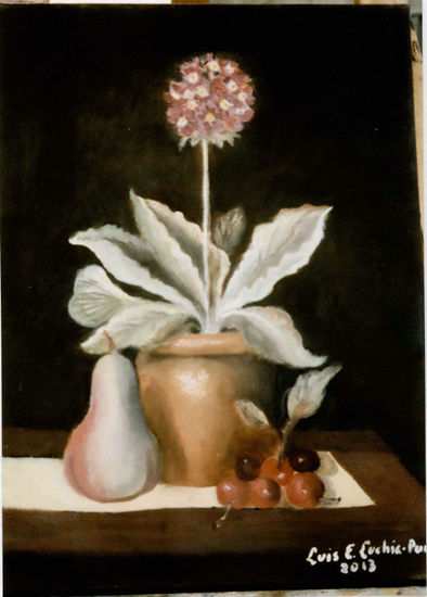 Flores y frutos Oil Canvas Still Life Paintings