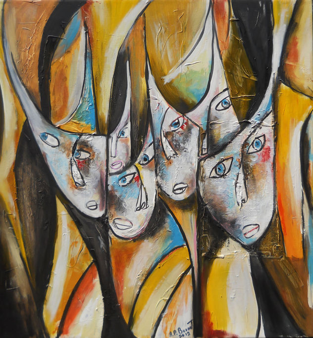 familia de mascaras