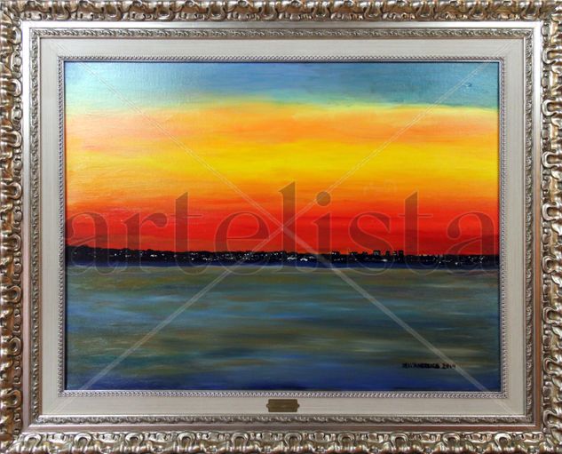 Amanecer en California Oil Canvas Landscaping