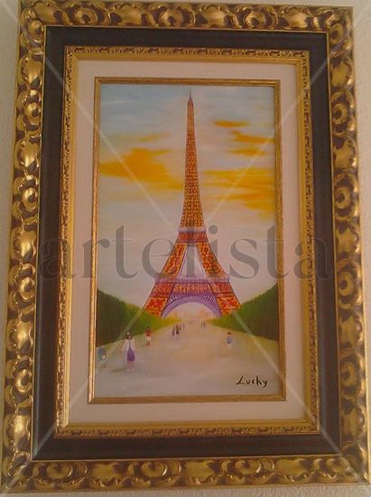 TORRE EIFFEL Oil Canvas Landscaping