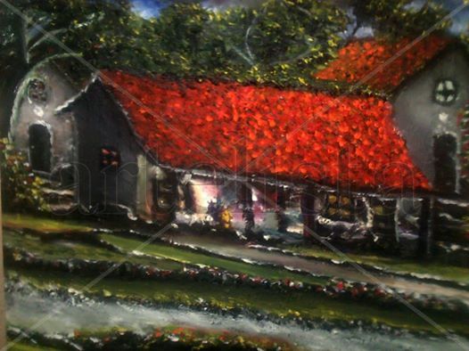 Casas de campo Oil Canvas Landscaping