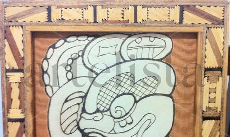 arte maya en madera