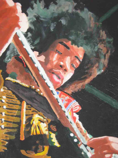 J.Hendrix Gouache Cartulina Otros