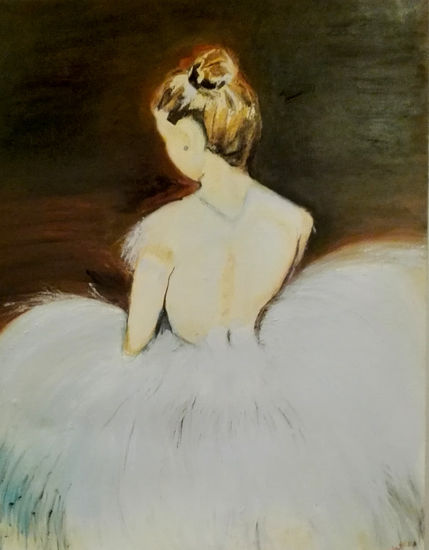 Donna Oil Canvas Figure Painting