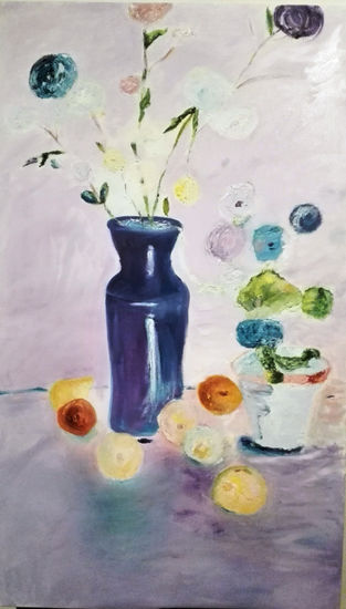 Flores Oil Canvas Still Life Paintings