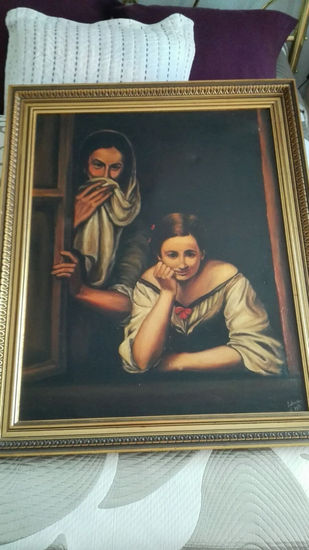 las gallegas Óleo Lienzo Retrato