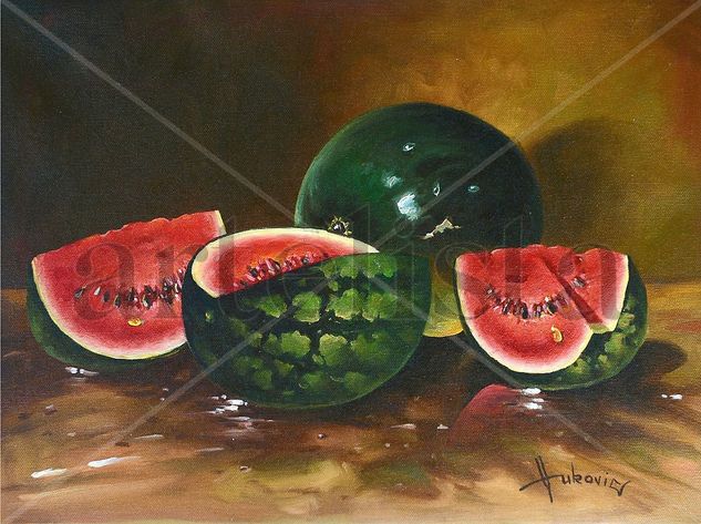 watermelons Oil Canvas Still Life Paintings