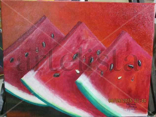 SANDIA # 2 Oil Canvas Still Life Paintings