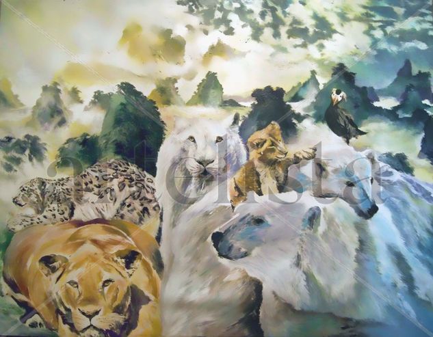 NACIENTE ANIMALS Oil Canvas Animals