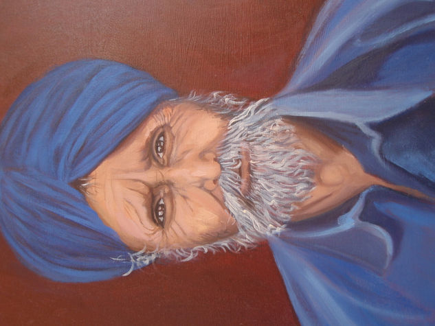 indu Oil Canvas Portrait