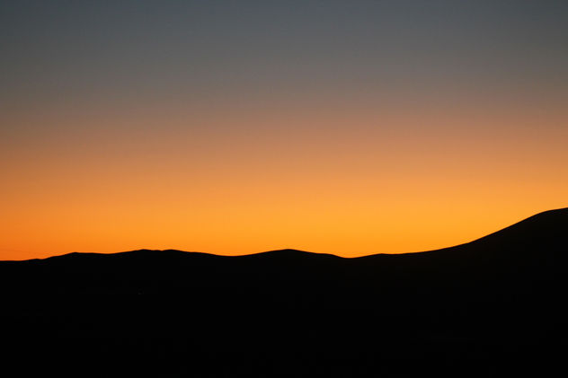 Atardecer en el desierto