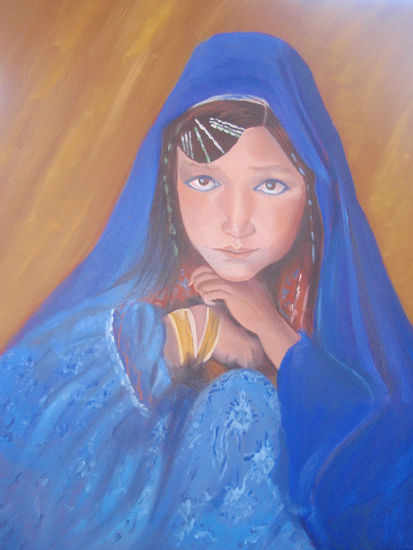 inocencia infantil Oil Canvas Portrait