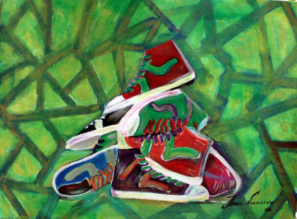 Zapatillas !2 Oil Canvas Landscaping