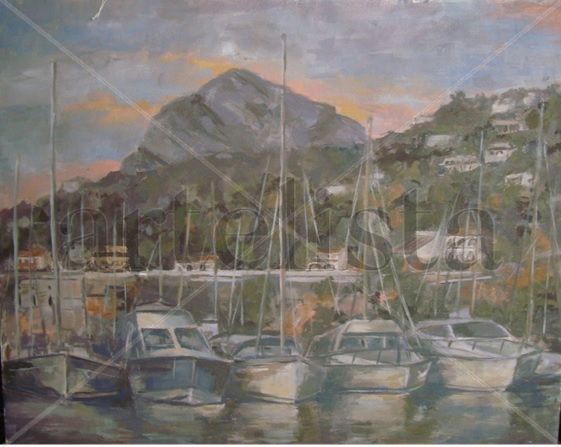 port de xabia Oil Canvas Landscaping