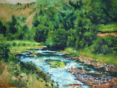 Paisaje con rio