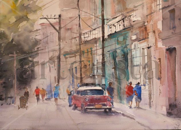 La Habana Watercolour Paper Landscaping