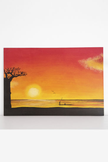 Atardecer en Senegal Acrylic Panel Landscaping