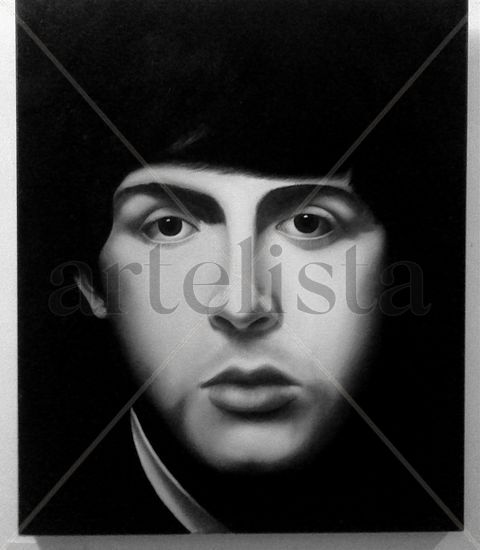 Paul McCartney Oil Canvas Portrait