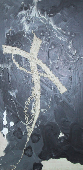 Cristo de Silicona Mixed media Panel Others