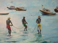 PESCADORES EN LA ORILLA