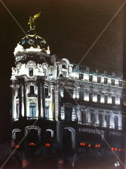 Edificio Metropolis Oil Canvas Others