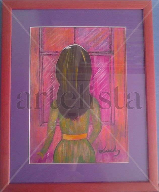 En la ventana.