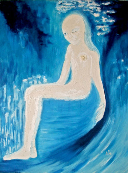 Yo azul a piccasso