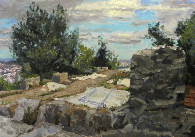 Runes dels antiaeris Oil Canvas Landscaping