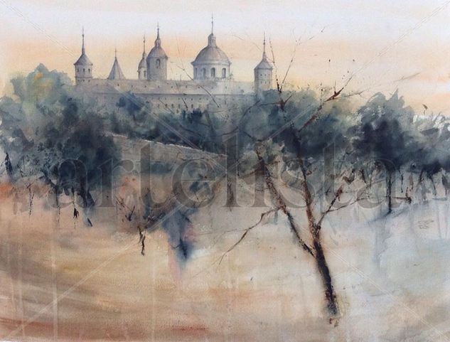 El Escorial Watercolour Paper Landscaping