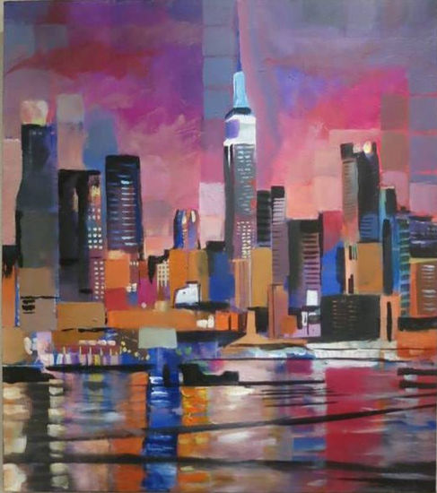 NUEVA YORK Acrylic Canvas Landscaping