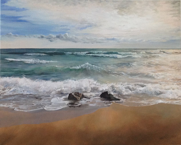 Mediterraneo Oil Canvas Marine Painting