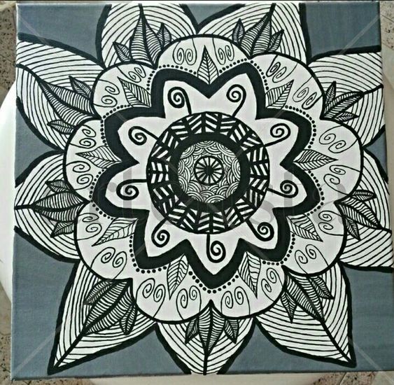 Mandala Acrylic Canvas Others