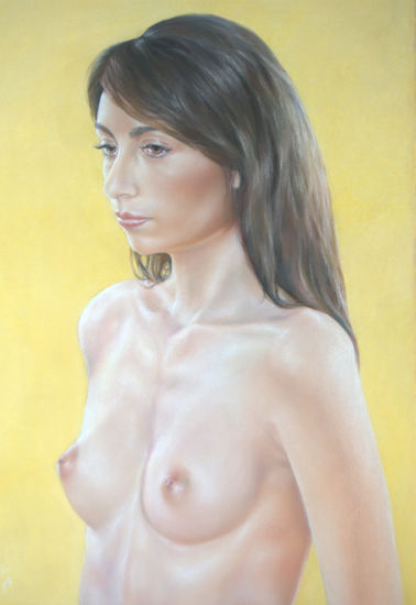 Inocencia Pastel Paper Nude Paintings