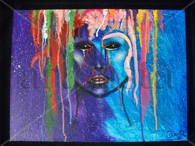 Medusa Acrylic Canvas Portrait