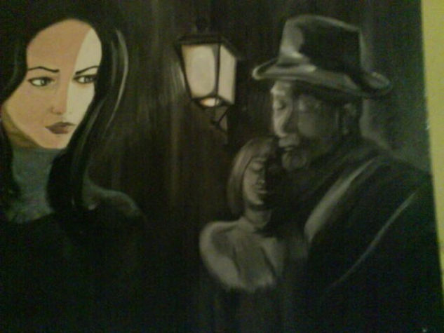 recordando el pasado Oil Canvas Portrait